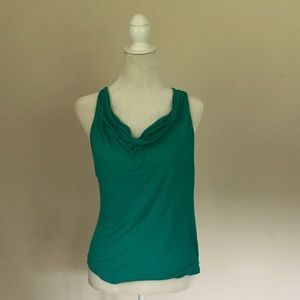 Teal Swing Neck Tank Top
